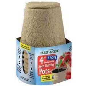 7Pk Ferry-Morse 7 in. H X 4 in. W X 4 in. L Plant Pot Seed Starter